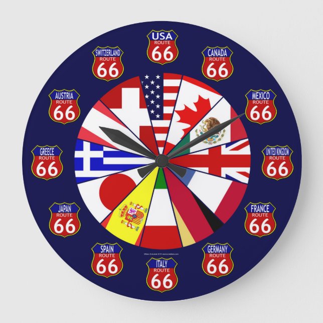 Route 66 International Clock (Front)