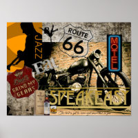 Route 66 Jazz Speakeasy Motorcycle