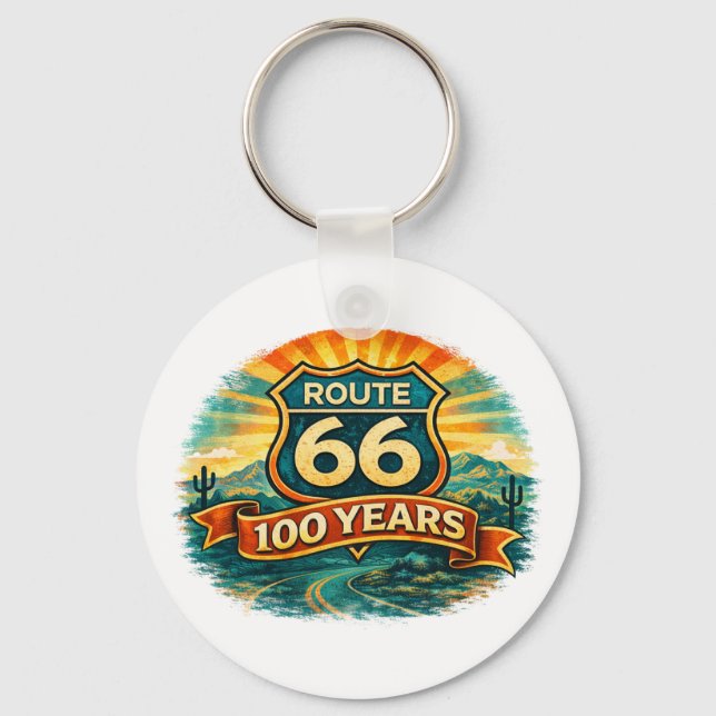 Route 66 Keychain (Front)