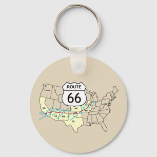 Route 66 keychain