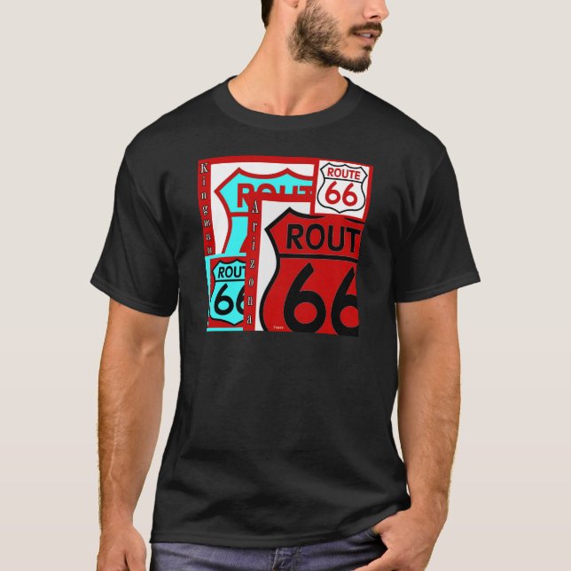 Route 66 Kingman Arizona T-Shirt (Front)