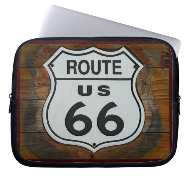 Route 66 Laptop Sleeve (Front)