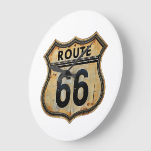 Route 66  large clock