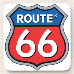 Route 66 Logo Coaster