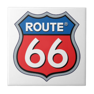 Route 66 Logo Tile