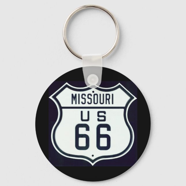 Route 66 Missouri Keychain (Front)