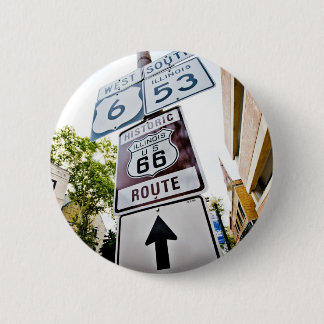 Route 66 Mother Road 2 Inch Round Button