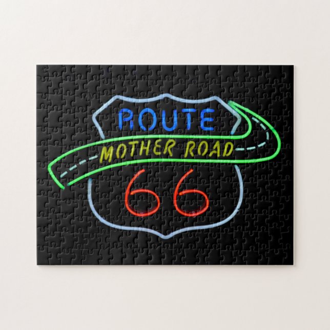 Route 66 Mother Road Jigsaw Puzzle (Horizontal)