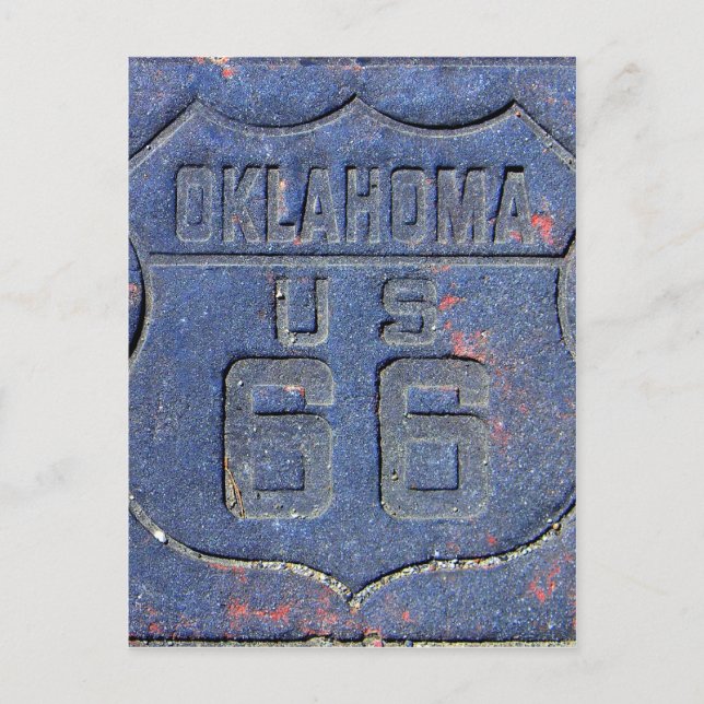 Route 66 Oklahoma Postcard (Front)