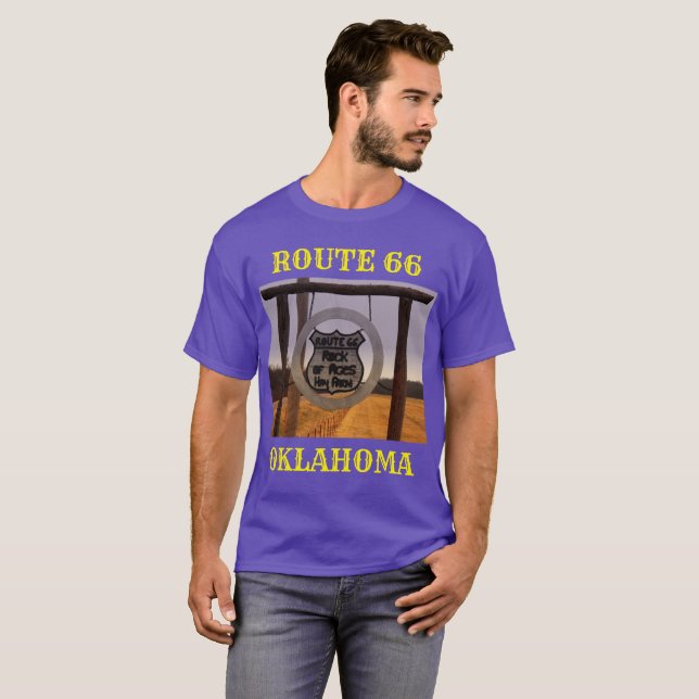 Route 66 Oklahoma T-Shirt (Front Full)