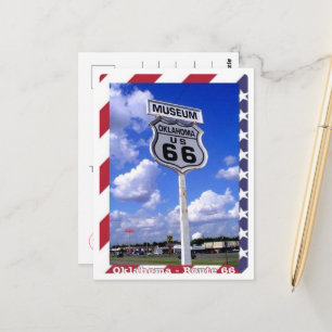 Route 66 - Oklahoma - United States - Postcard