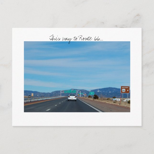 Route 66 Postcard (Front)