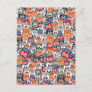 Route 66 postcard