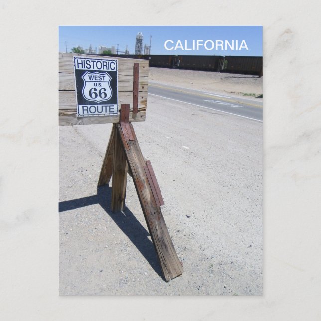 Route 66 Postcard! Postcard (Front)