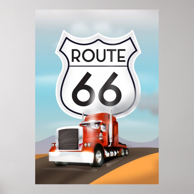 Route 66 poster (Front)