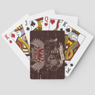 Route 66 Retro Vintage Playing Cards