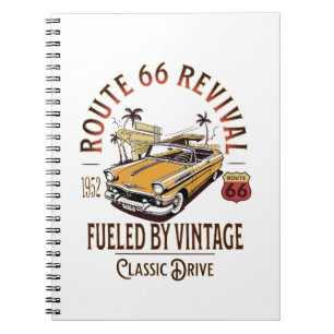 ROUTE 66 REVIVAL - FUELED BY VINTAGE - BEL AIR NOTEBOOK