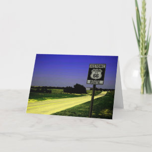 Route 66 Roadside Stop Greeting Card