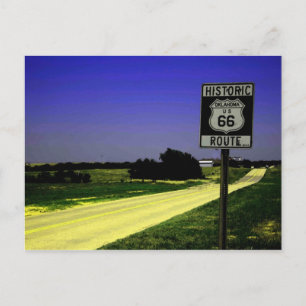 Route 66 Roadside Stop Postcard