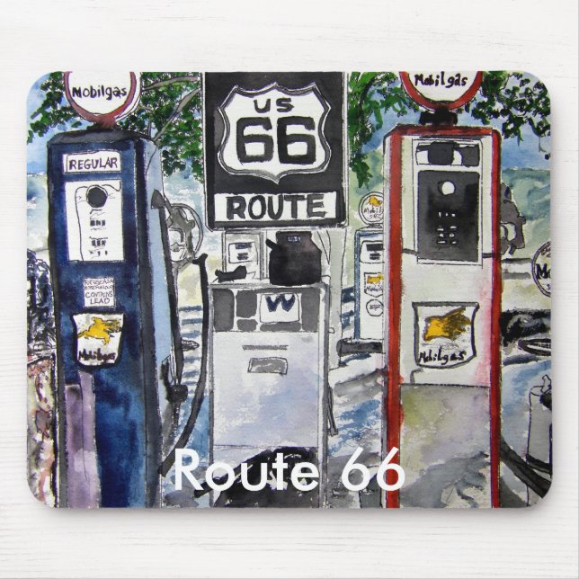 route_66, Route 66 Mouse Pad (Front)