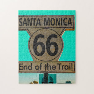 Route 66 Santa Monica. Jigsaw Puzzle
