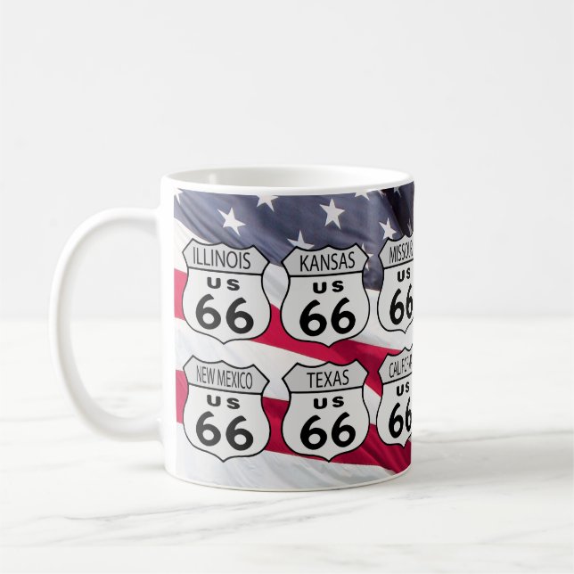 Route 66 States Coffee Mug (Left)