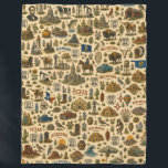 Route 66 States Cozy Tour Fleece Blanket<br><div class="desc">Wrap up in cross-country Mother Road nostalgia with this Route 66 fleece blanket, featuring an all-states collage with Kansas, Oklahoma, Texas, New Mexico, Arizona, California, Illinois, Missouri, and classic Route 66 shield details. The design blends state names, flags, landmarks, desert scenery, prairie icons, wildlife, vintage vehicles, and retro Americana travel...</div>
