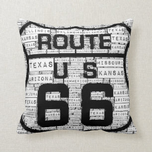 Route 66 States Pillow
