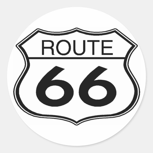 Route 66 - Sticker (Front)