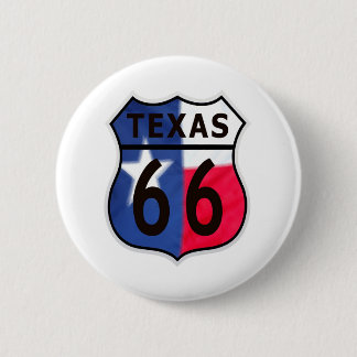 Route 66 Texas Colour 2 Inch Round Button