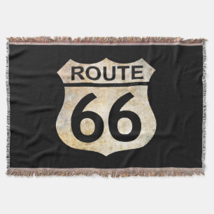 Route 66 throw blanket