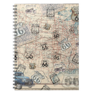 Route 66 Travel Notebook