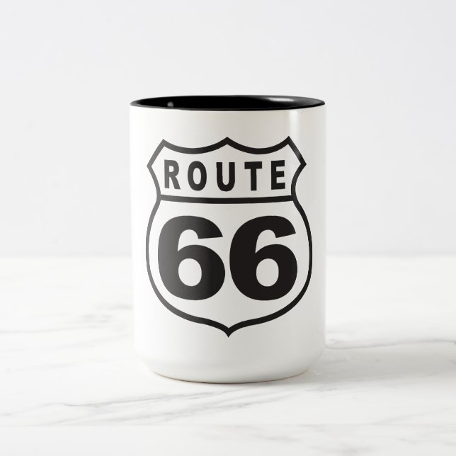 Route 66 Two-Tone coffee mug (Center)