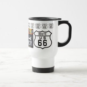 Route 66 Vintage Motel Vacancy Sign Souvenir Travel Mug