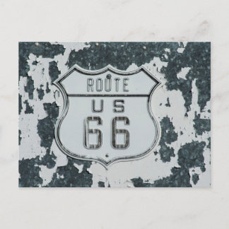 Route 66 vintage sign postcard