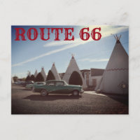 Route 66 Vintage TeePee Motel TRAVEL