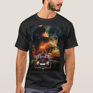 Route au T-shirt des hommes d'enfer