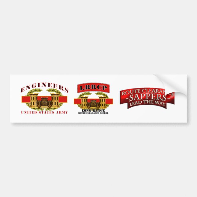 Route Clearance Bumper Sticker (Front)