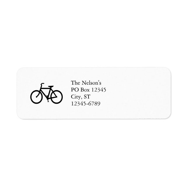 Route de Vélo Noir (Devant)