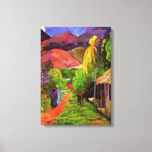 Route Gauguin en toile de Tahiti