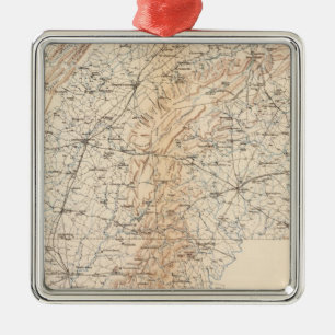 Route, Gettysburg campaign Metal Ornament