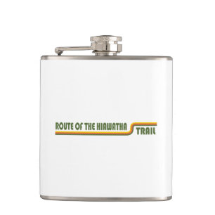 Route Of The Hiawatha Trail Hip Flask