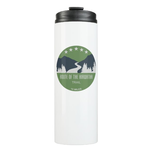 Route Of The Hiawatha Trail Thermal Tumbler (Front)