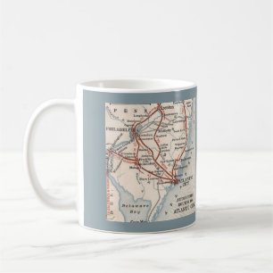 Route pour Atlantic City New Jersey Mug
