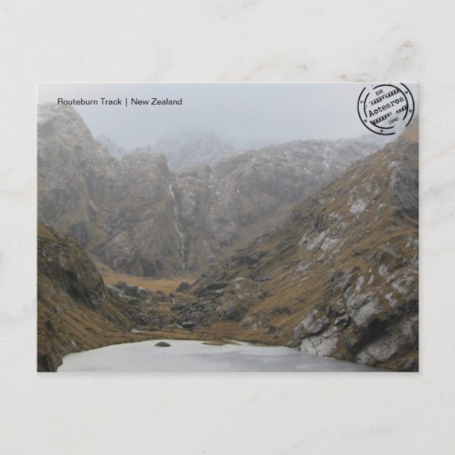 Routeburn Track (Neuseeland) Postkarte Postcard (Front)
