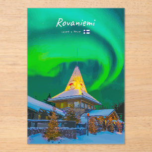 Rovaniemi, Finland Acrylic Invitations