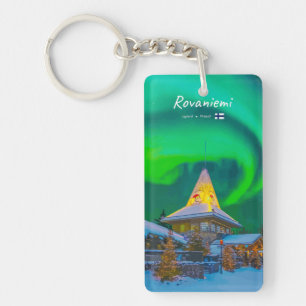 Rovaniemi, Finland Keychain
