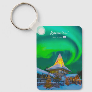 Rovaniemi, Finland - Magic Aurora Classic Keychain