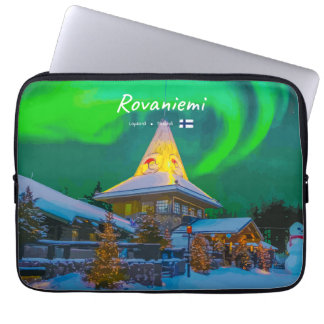 Rovaniemi, Finland - Magic Aurora Laptop Sleeve