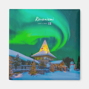 Rovaniemi, Finland - Magic Aurora Magnet